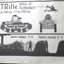 British Circa 1941 WW2 Information Poster - The French Renault D1 (Char D1) Light Tank 5